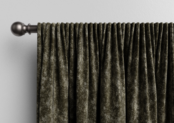 Caen Chenille, Grey - Made to Measure Curtains - Image 9